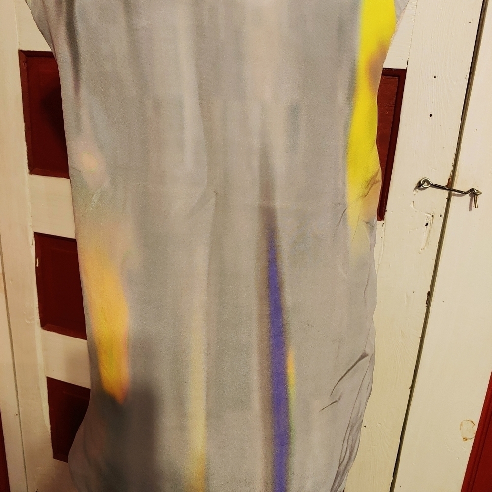 Theory Binta Silk Blouse M - Picture 5 of 10